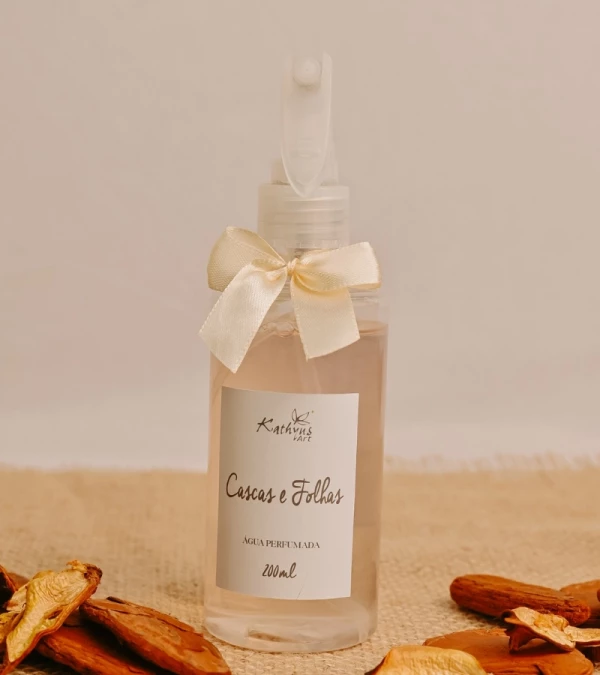 AGUA PERFUMADA CASCAS E FOLHAS 200 ml